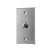 Botoeira Acionador Abert Inox Embutir 4x2 Bt 5000 In Intelb