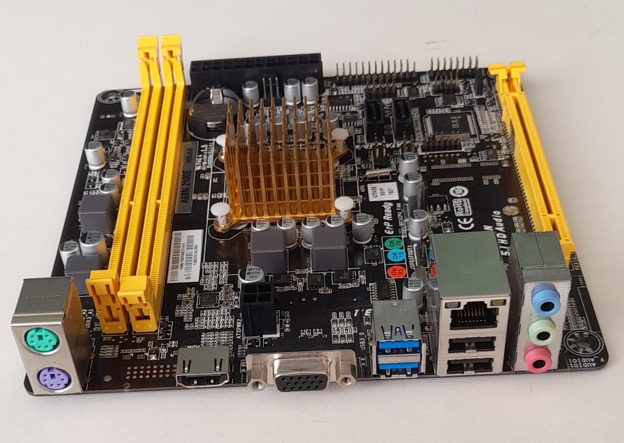 Mb Cpu Ddr3 Biostar A68n-2100 Dual Usb3 -z