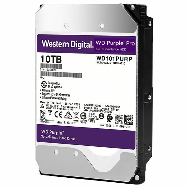 Hd Sata 10.0 Tb 256mb Wd Purple Pro Wd101purp 4600191