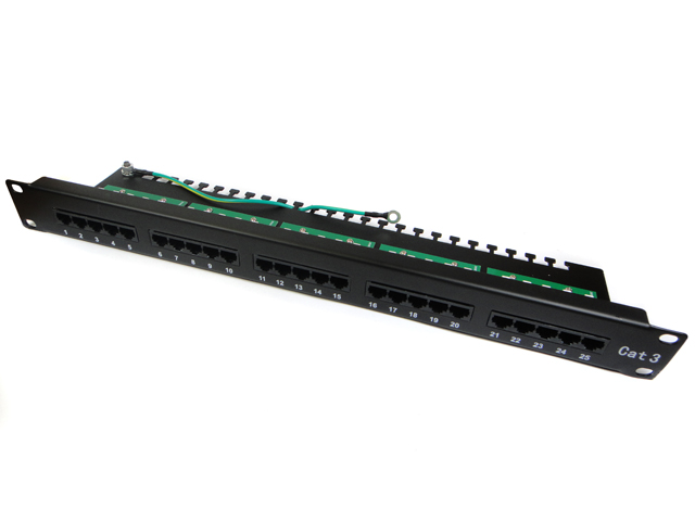 Voice Panel Rack 19 1u 25p Cat 3 Seccon Wt 2085 Voice Panel Rack 19 1u 25p Cat 3 Seccon Wt 2085