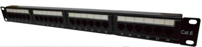 Patch Panel Rack 19" 1u 24p Cat.6 Seccon Wt-2178c-110-24p