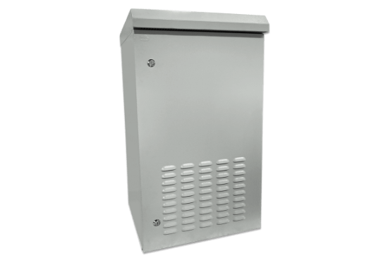 Rack Outdoor 19" 18u X 330mm Sem Ventoinha Cinza Ip-54-