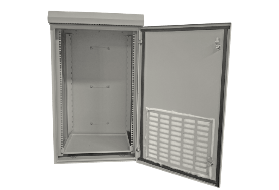 Rack Outdoor 19" 18u X 330mm Sem Ventoinha Cinza Ip-54-