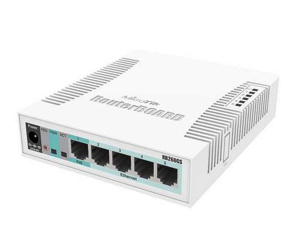 Mikrotik Rb260gs 5p Gigabit / 1p Sfp