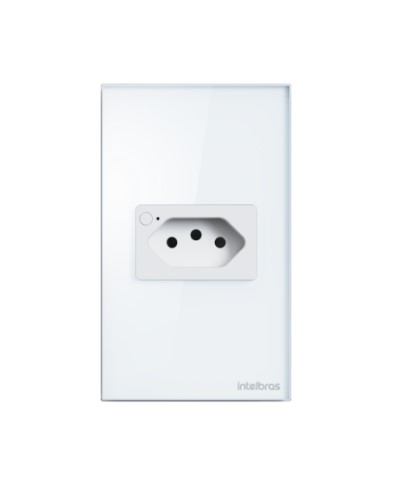 Tomada Simples 10a Inteligente Smart Wi-fi Ets 1001 B Intelb
