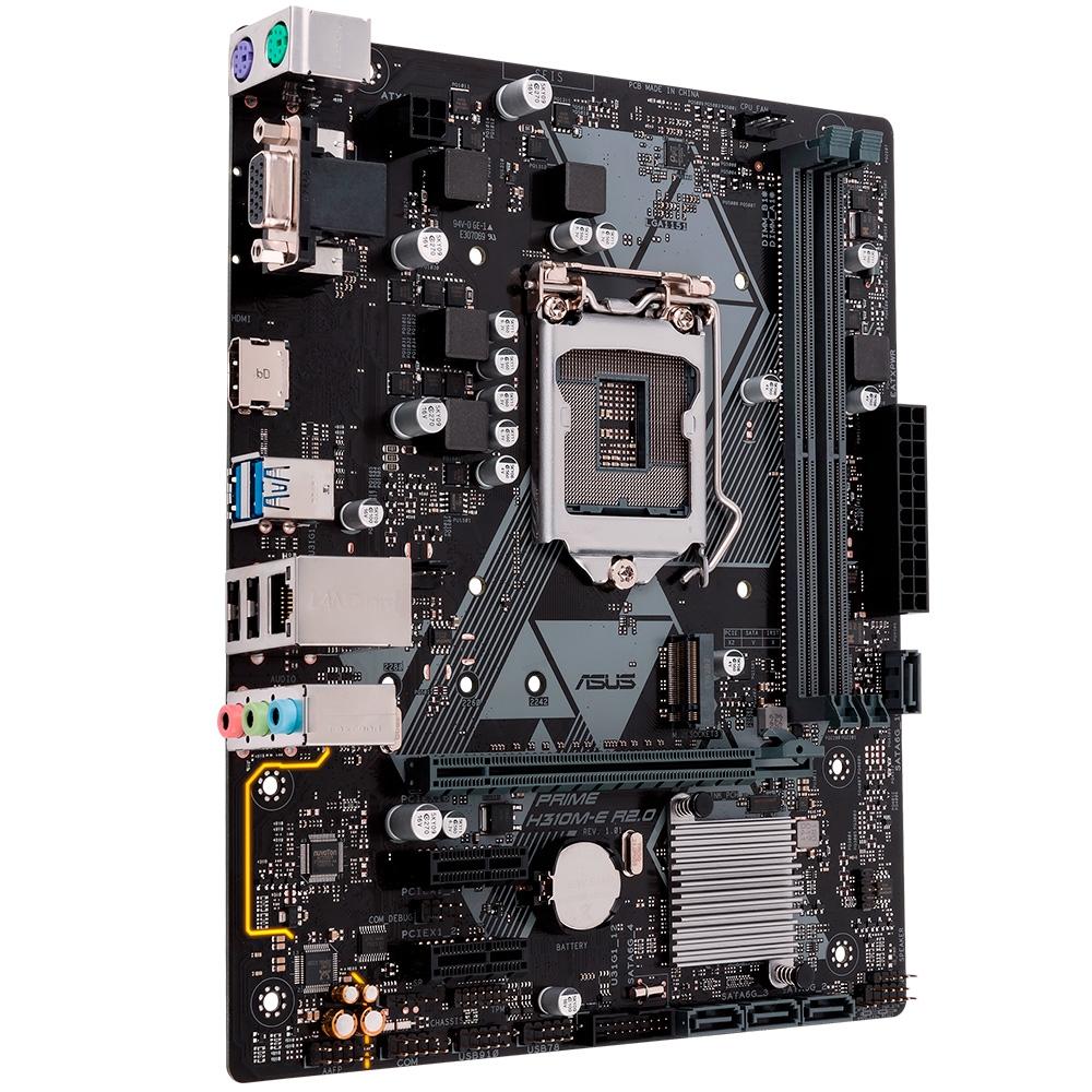 Placa Mae 1151 Ddr4 Asus H310m-e R2.0/br Prime S/v/r/hdmi