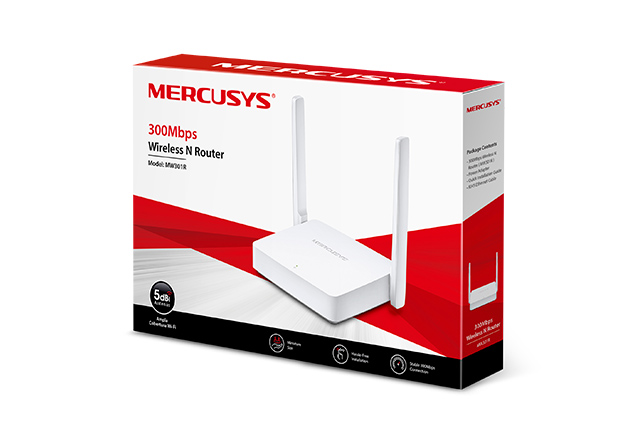 Roteador 300m 3p Mw301r(br) Mercusys