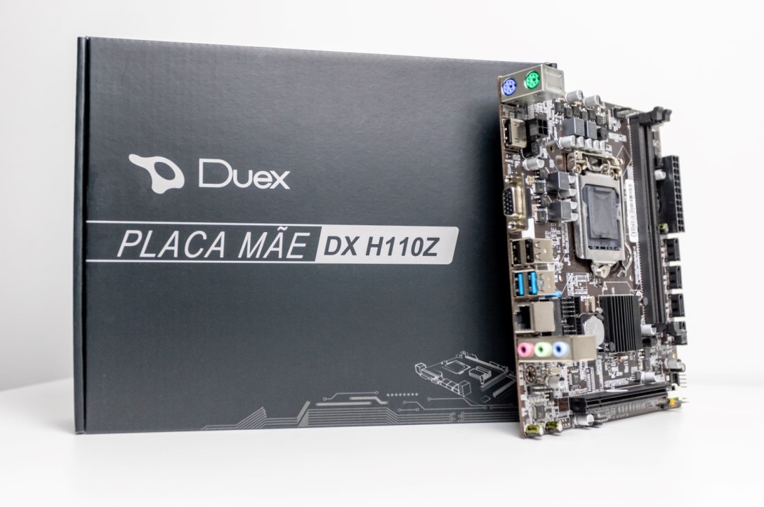 Placa Mae 1151 Ddr4 Duex Dx H110z M S/v/r/hdmi 6ª / 7ª Ger