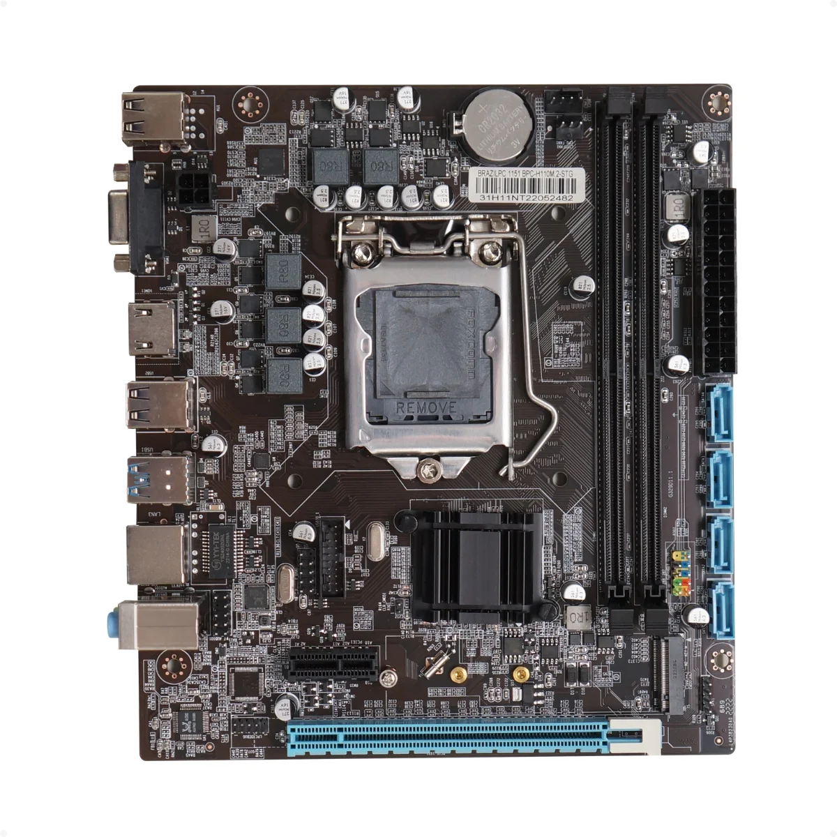 Placa Mae 1151 Ddr4 Bpc H110m.2-stg V2 Oem S/v/r/hdmi/usb3.0