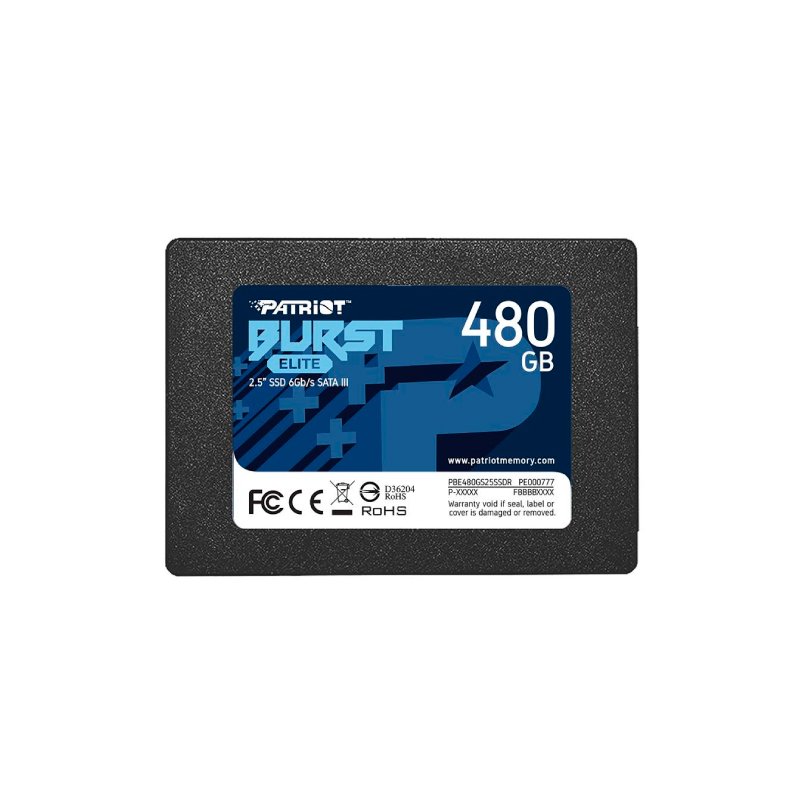 Hd Ssd 0480 Gb Patriot Pbe480gs25ssdr Burst Elite (n)