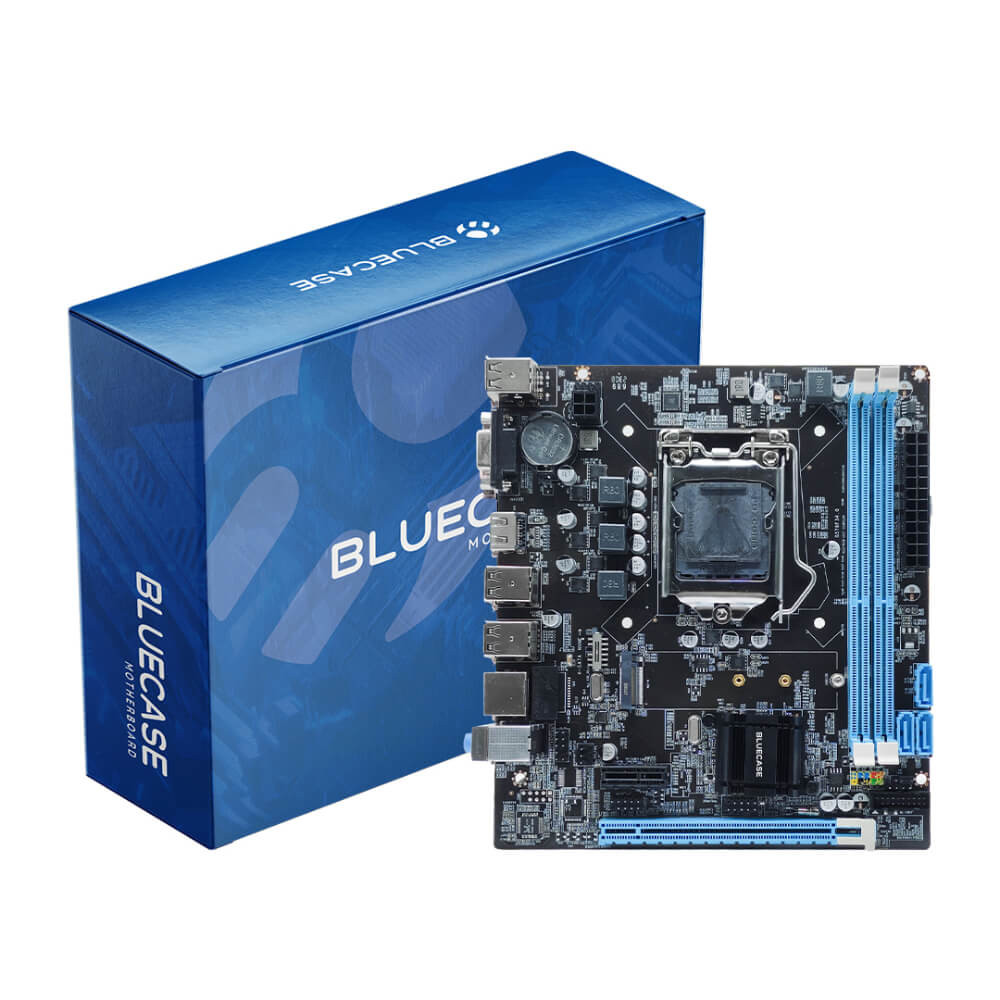 Placa Mae 1155 Ddr3 H61 Bmbh61-g2hg-m2 R3.0 S/v/r/hdmi Blue