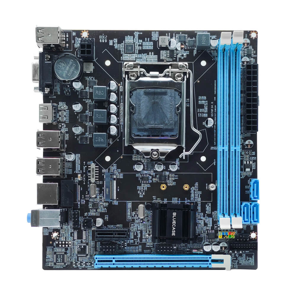 Placa Mae 1155 Ddr3 H61 Bmbh61-g2hg-m2 R3.0 S/v/r/hdmi Blue
