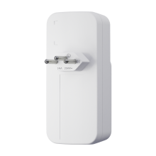Carregador Adaptador 2 Tomadas + 2 Usb Branco Eac 202 Intelb