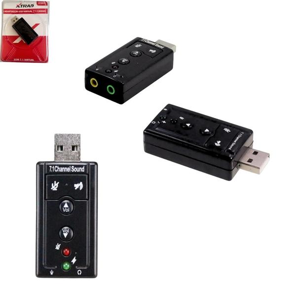 Adaptador De Som Usb 7.1 Ad0021xt Xt-2028