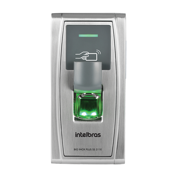 Controlador De Acesso Bio Inox Plus Ss 311e Intelbras